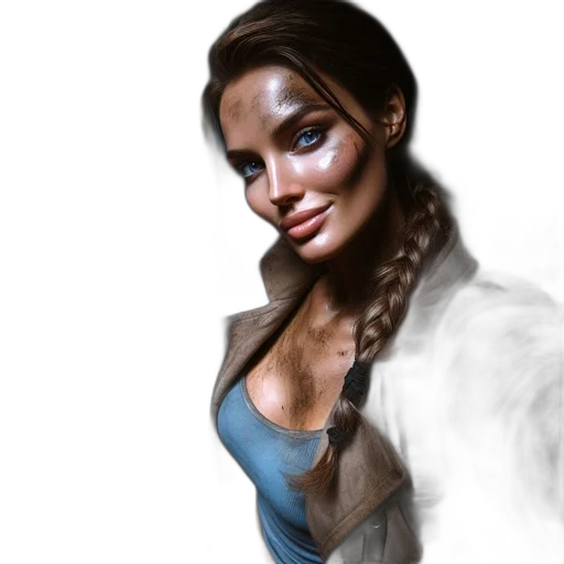 face, staff, fantasy art, concept art transparent PNG cut-out