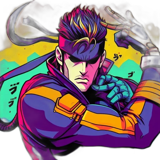 jacket, concept art, comic book art, cyberpunk transparent PNG cut-out