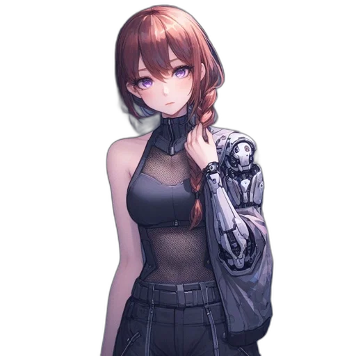 weapon, jacket, dress, staff transparent PNG cut-out