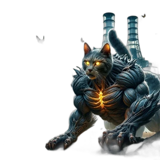 dragon, animal, creature, robot transparent PNG cut-out