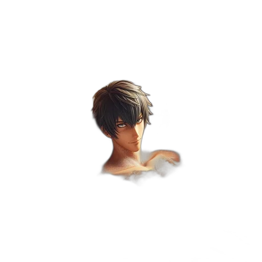 face, mask, hair, crown transparent PNG cut-out