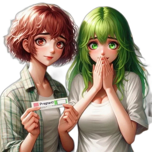 hair, anime, concept art, pixel art transparent PNG cut-out