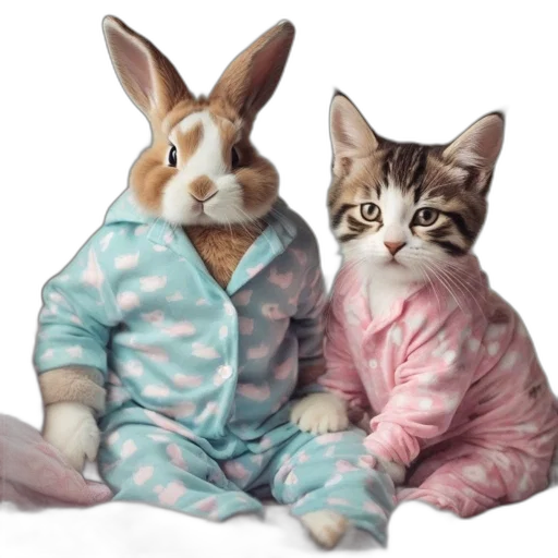 animal, photorealistic, pastel, rabbit transparent PNG cut-out