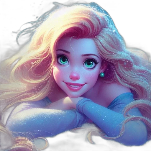 face, fantasy art, photorealistic, cartoon transparent PNG cut-out