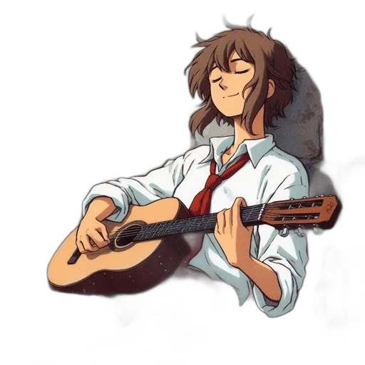 watercolor, cartoon, anime, concept art transparent PNG cut-out