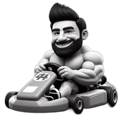car, cartoon, concept art, photorealistic transparent PNG cut-out