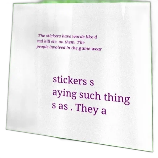 stickers, have, words, like transparent PNG cut-out