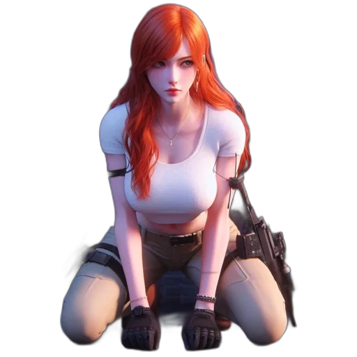 weapon, staff, jacket, robot transparent PNG cut-out