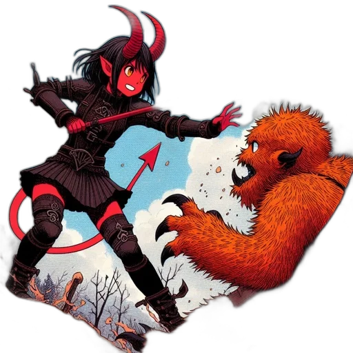 creature, dragon, concept art, comic book art transparent PNG cut-out