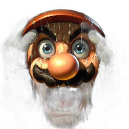 mask, face, creature, staff transparent PNG cut-out