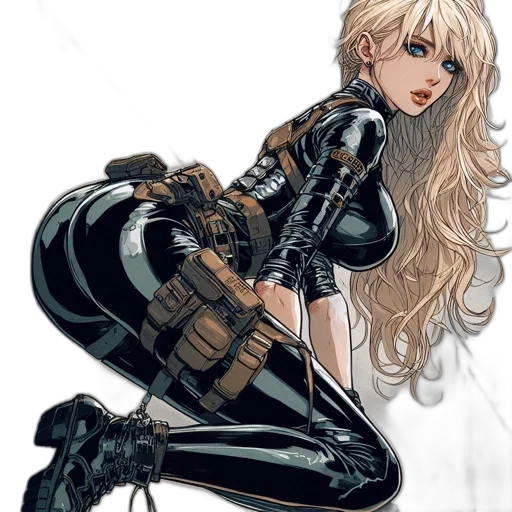 weapon, robot, comic book art, concept art transparent PNG cut-out