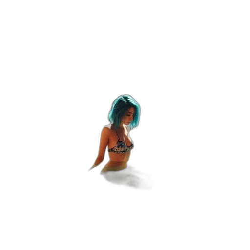 creature, jewelry, hair, robot transparent PNG cut-out