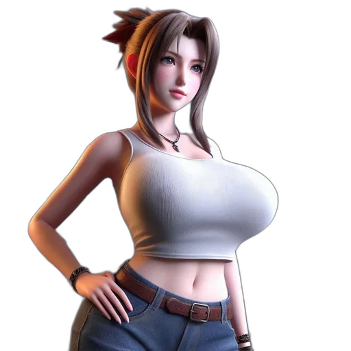 jacket, dress, weapon, 3d render transparent PNG cut-out