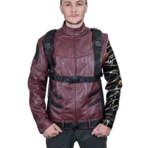 jacket, cyberpunk, photorealistic, dark transparent PNG cut-out