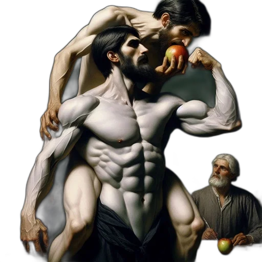 concept art, photorealistic, oil painting, comic book art transparent PNG cut-out