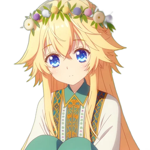 crown, staff, flower, dragon transparent PNG cut-out