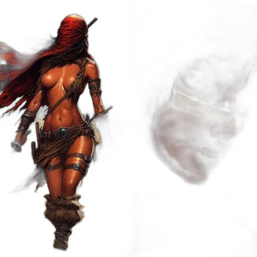 concept art, fantasy art, comic book art, 3d render transparent PNG cut-out