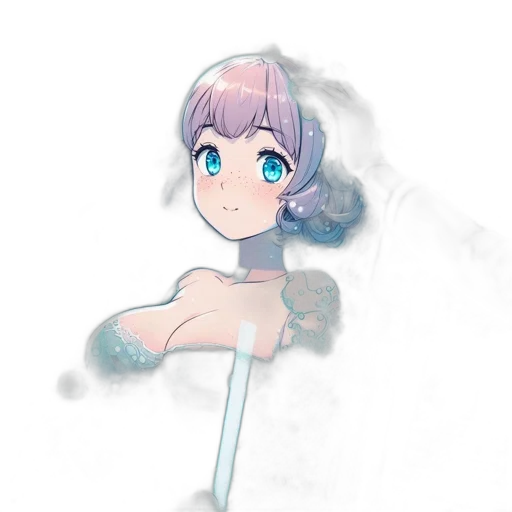 dress, robot, staff, creature transparent PNG cut-out
