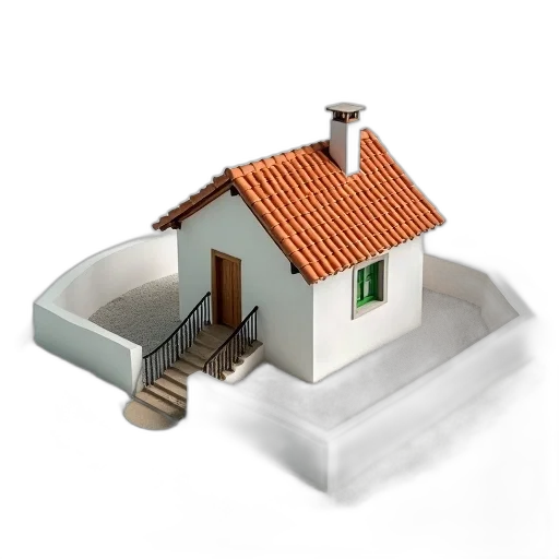 building, 3d render, photorealistic, concept art transparent PNG cut-out