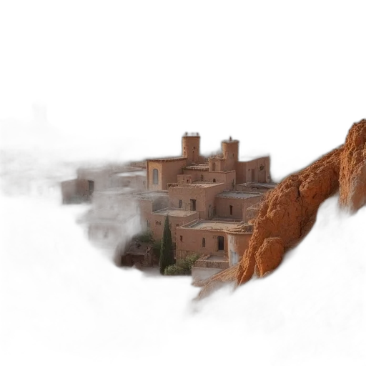 building, dragon, photorealistic, concept art transparent PNG cut-out
