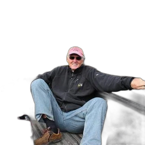 jacket, animal, staff, hat transparent PNG cut-out