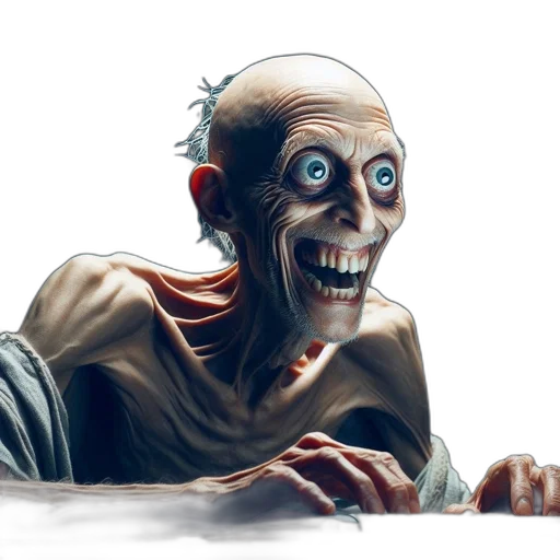creature, face, mask, concept art transparent PNG cut-out