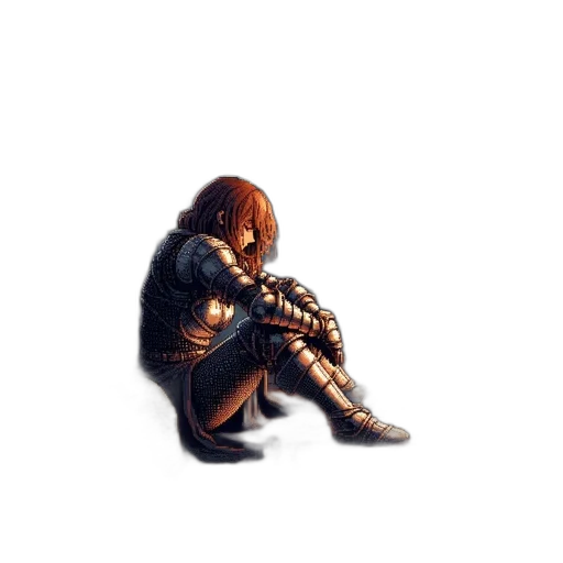 jacket, weapon, hair, sword transparent PNG cut-out
