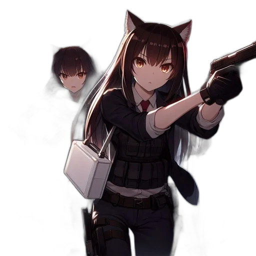 weapon, staff, animal, creature transparent PNG cut-out