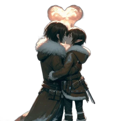 jacket, mask, concept art, watercolor transparent PNG cut-out