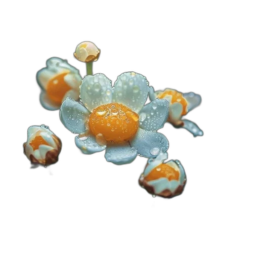 jewelry, crown, flower, creature transparent PNG cut-out