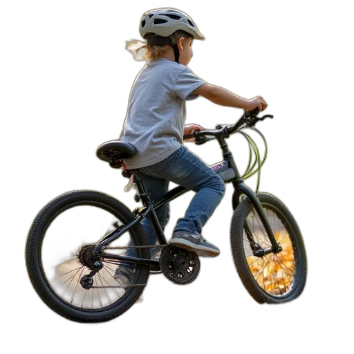 photorealistic, 3d render, bicycle, bike transparent PNG cut-out