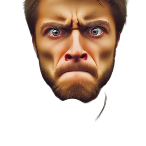 face, mask, creature, hair transparent PNG cut-out