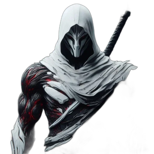 sword, mask, weapon, concept art transparent PNG cut-out