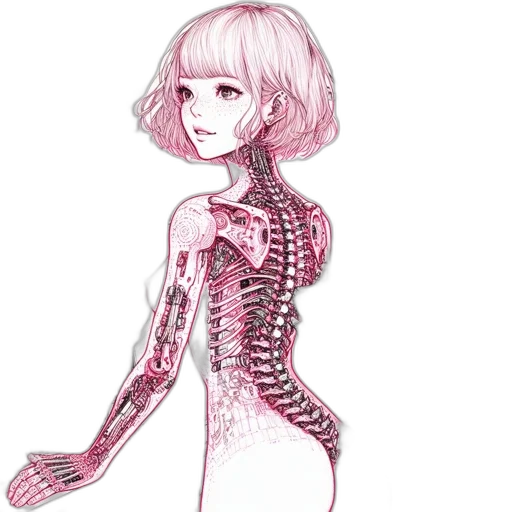 robot, dress, creature, jacket transparent PNG cut-out