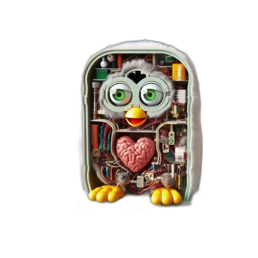 robot, jewelry, 3d render, disassembled transparent PNG cut-out