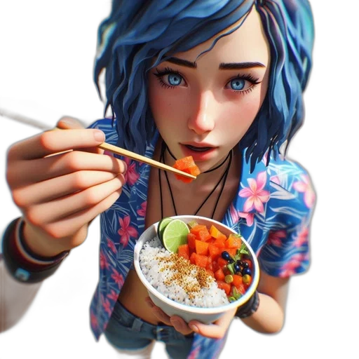 food, jewelry, anime, photorealistic transparent PNG cut-out