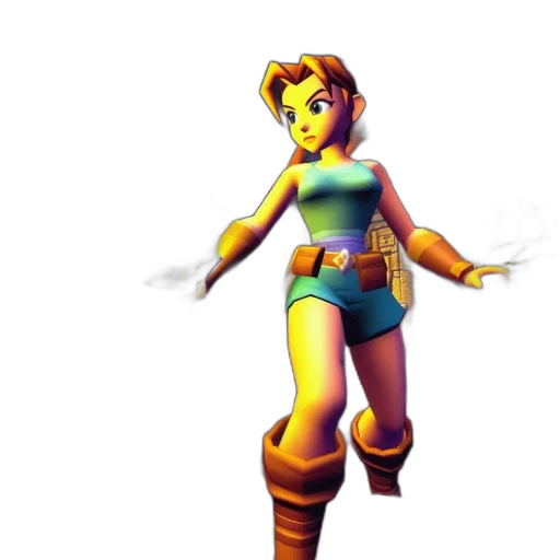 dress, staff, weapon, 3d render transparent PNG cut-out