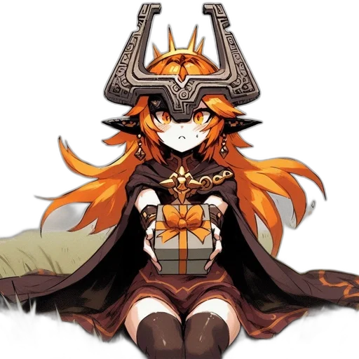 crown, mask, staff, weapon transparent PNG cut-out