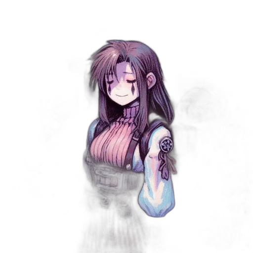 dress, staff, jewelry, hair transparent PNG cut-out