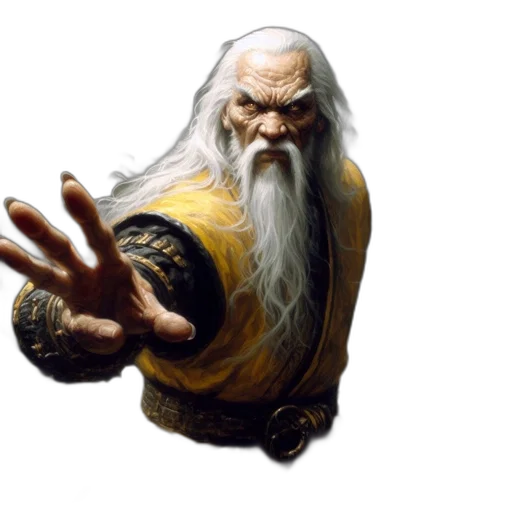 dragon, face, staff, hair transparent PNG cut-out