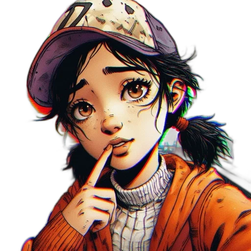 hat, face, mask, staff transparent PNG cut-out