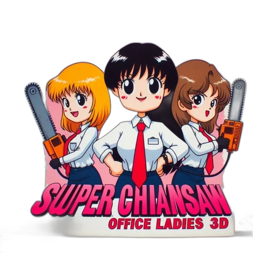 anime, 3d render, cartoon, pixel art transparent PNG cut-out