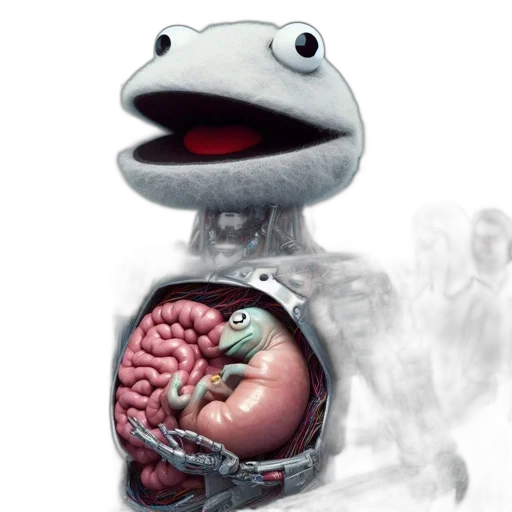 robot, creature, animal, face transparent PNG cut-out