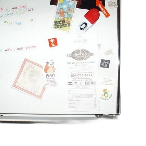 staff, hat, refrigerator, door transparent PNG cut-out