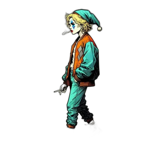 staff, jacket, hat, weapon transparent PNG cut-out