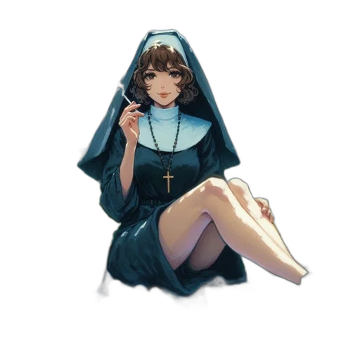 dress, staff, crown, jewelry transparent PNG cut-out