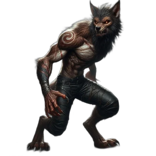 creature, animal, staff, concept art transparent PNG cut-out