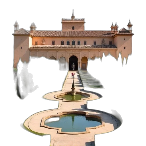 building, crown, concept art, 3d render transparent PNG cut-out