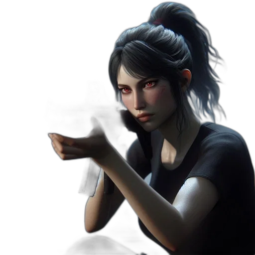 face, staff, weapon, mask transparent PNG cut-out