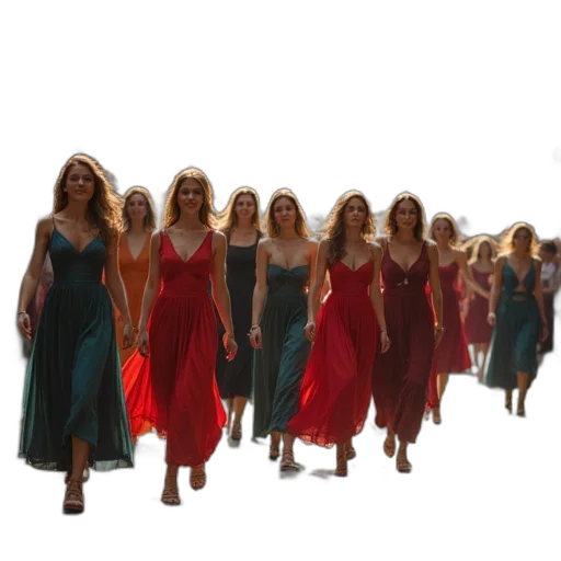 dress, staff, jewelry, concept art transparent PNG cut-out